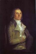 Francisco Jose de Goya Portrait of Andres del Peral oil on canvas